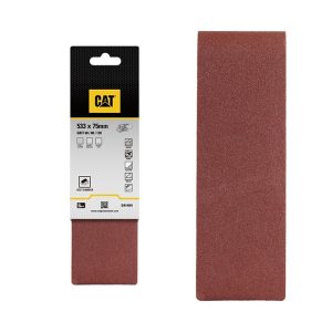 CAT Sanding Sheets Belts 533 x 75mm 6pcs