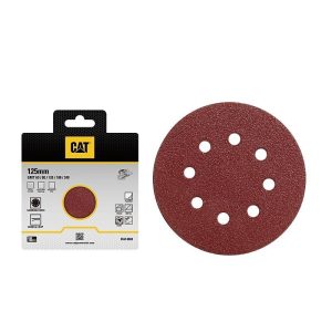 CAT Hook Loop Orbital Sanding Discs 125mm 10pcs