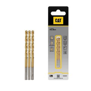 CAT HSS Drill bit 3.5 x 65mmPack3