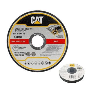 CAT Pack10Flat MetalInox Cut Wheel Ti 5X 1.6Mm 116 X 78